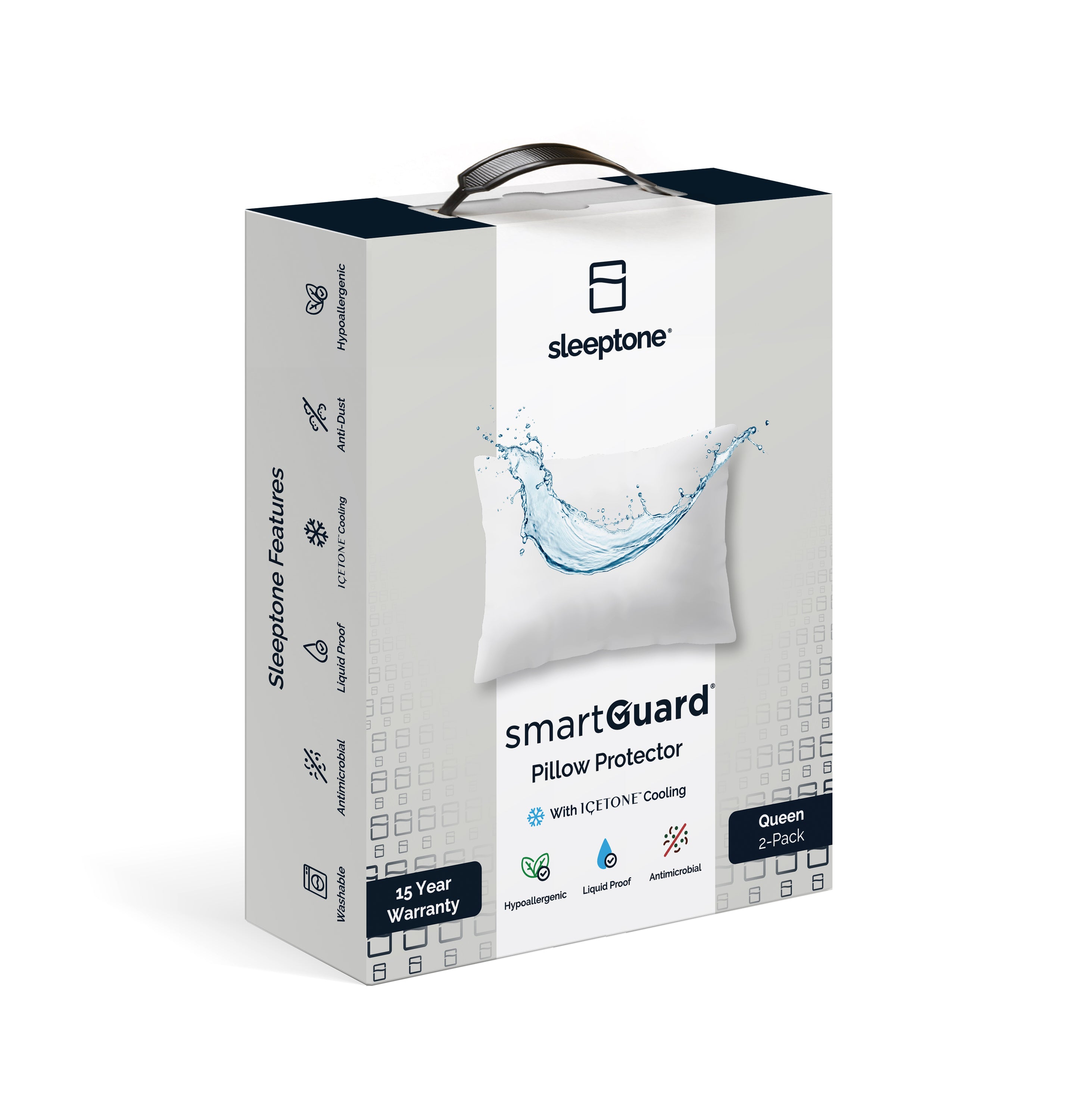 Smartguard Premium Pillow Protectors with Icetone (2-Pack)